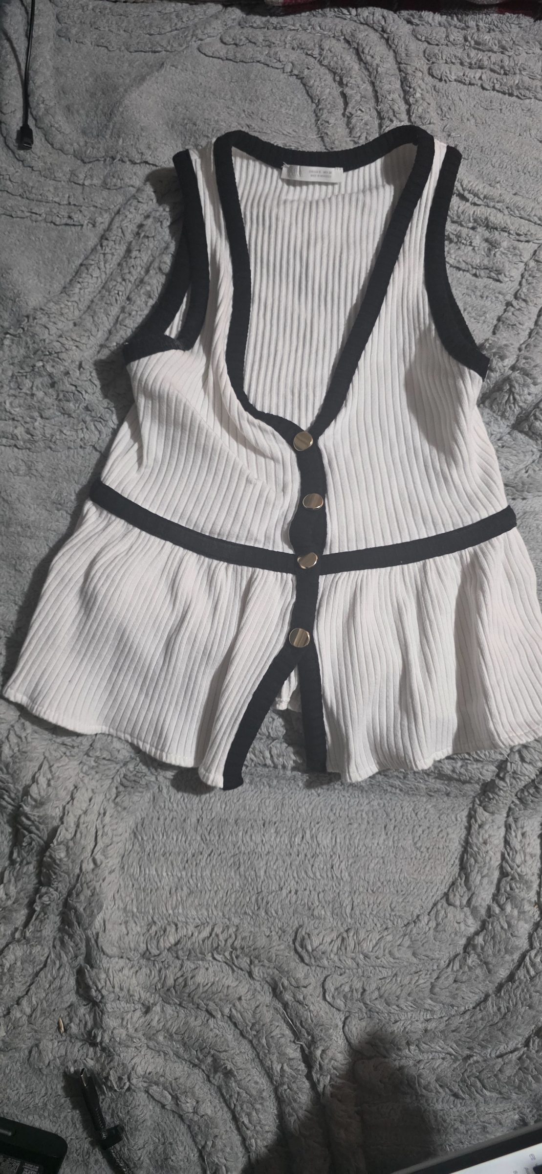 Zara peplum ladies top