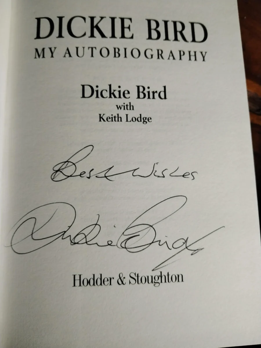 Dickie Bird Autobiography