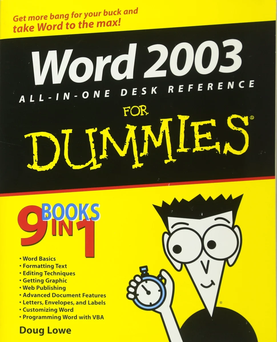Word 2003 All–in–One Desk Reference For Dummies (For Dummies Series)