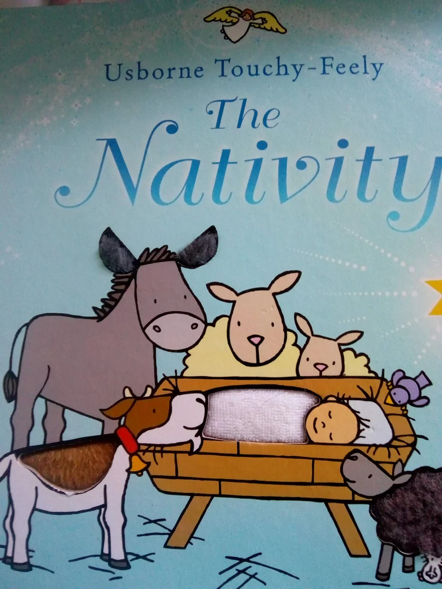 Touchy-feely Nativity (Usborne Touchy Feely Books) (Luxury Touchy-feely)
