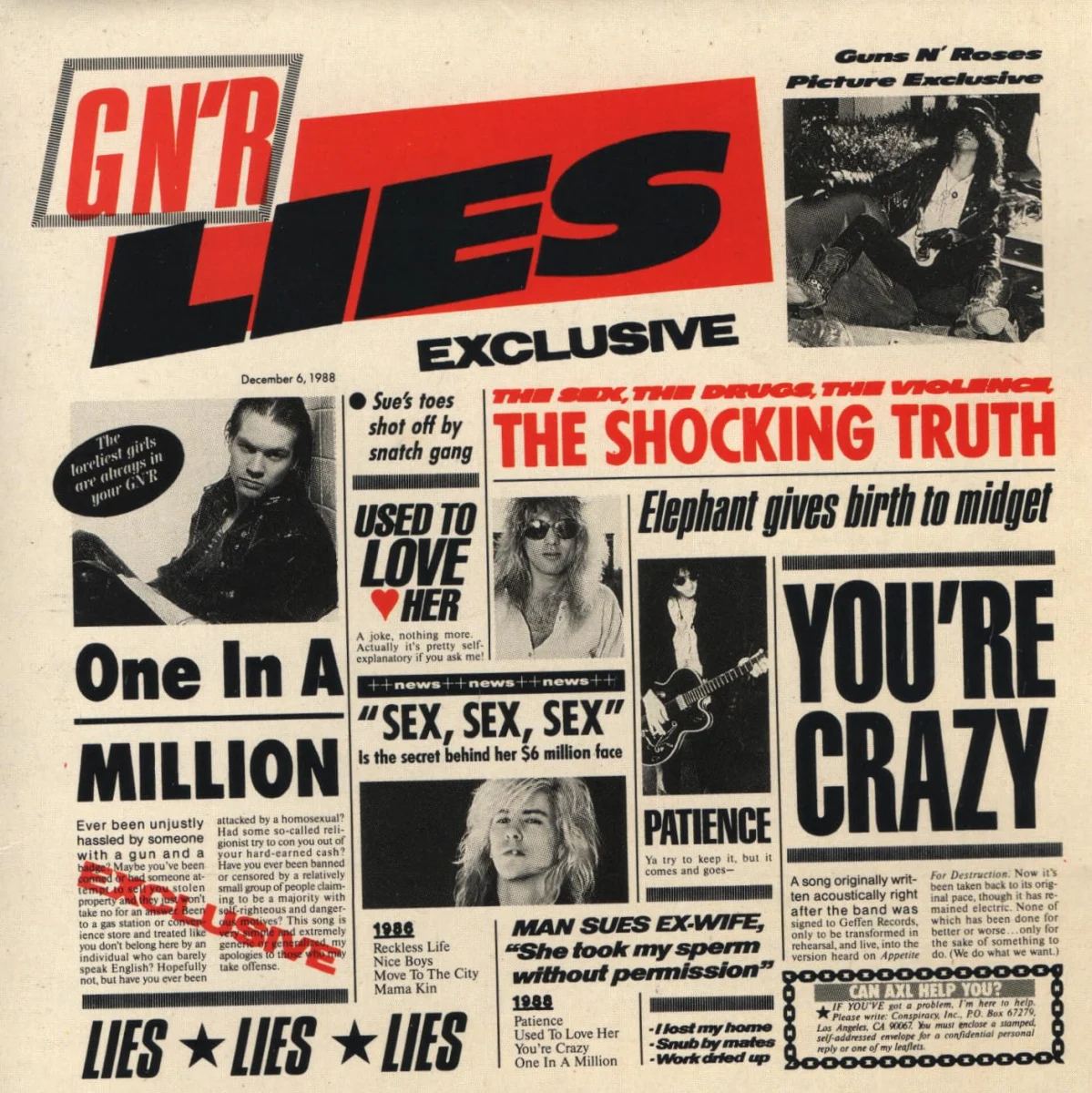 G n' R lies (1986)