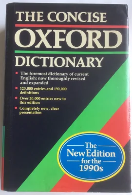 The Concise Oxford Dictionary of Current English (Diccionario Oxford Concise)