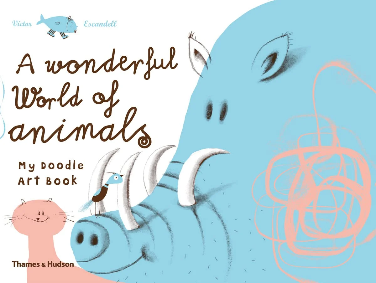 A Wonderful World of Animals: My Doodle Art Book