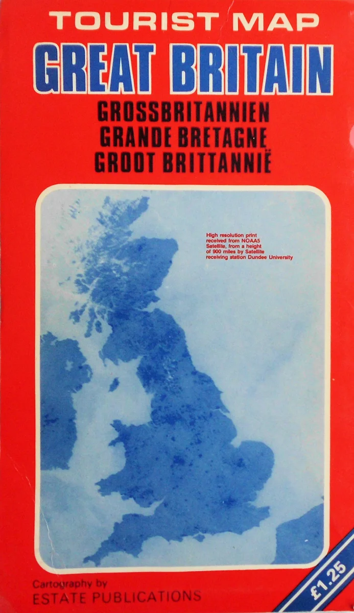 Great Britain Tourist Map - 1: 1, 100, 000