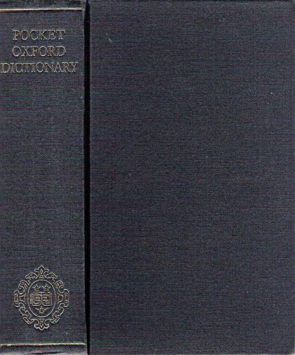 Pocket Oxford Dictionary of Current English