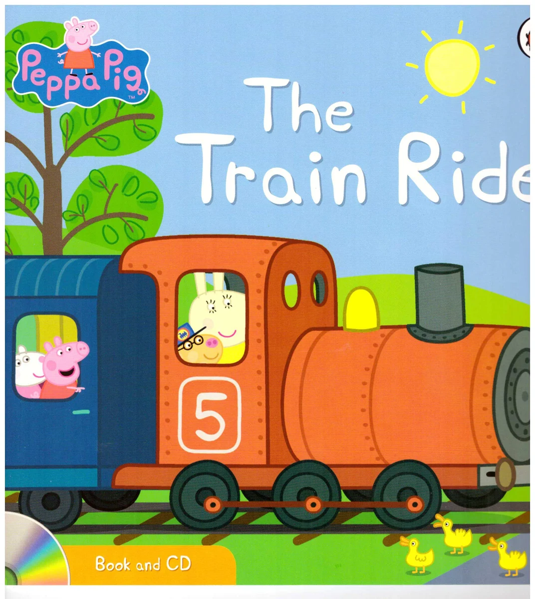 Peppa Pig Story Book and CD - THE TRAIN RIDE