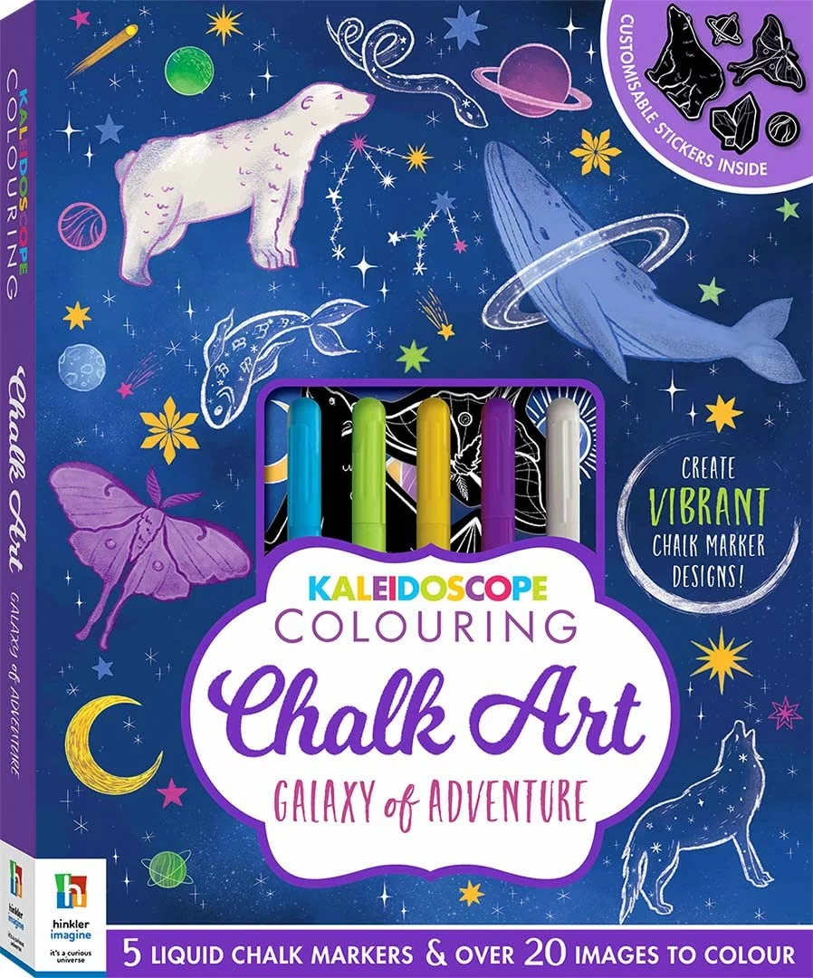 Kaleidoscope Colouring Chalk Art Galaxy of Adventure