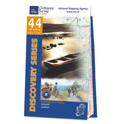 County Galway Map | Connemara | Ordnance Survey Ireland | OSI Discovery Series 44 | Ireland | Walks | Hiking | Maps | Adventure