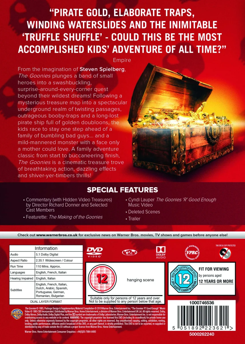 The Goonies [DVD] [1985]