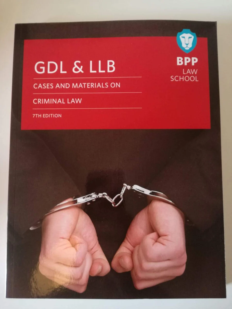 GDL & LLB cases and materials on criminal law 7th edition