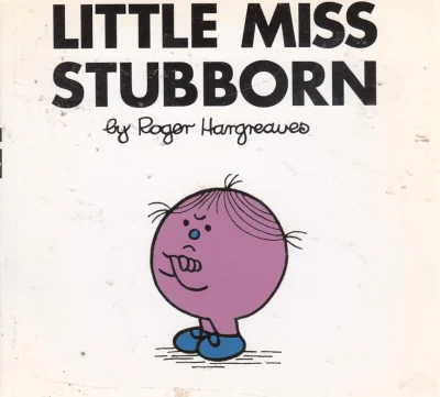 Little Miss Stubborn (Little Miss Library)