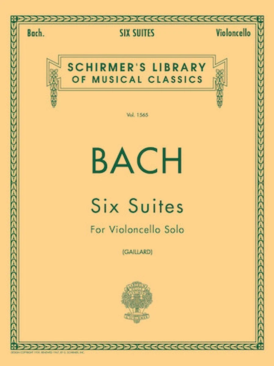 6 Suites BWV1007-1012: Edited by Fritz Galliard: 1565 (Schirmer's Library of Musical Classics)