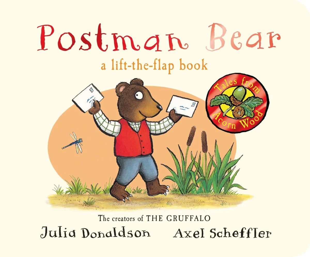 Postman Bear: A lift-the-flap book from the creators of The Gruffalo (Tales From Acorn Wood)
